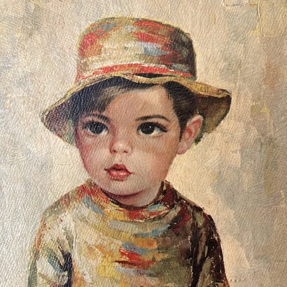 Vintage Prints by M. Medeiros Portrait “Jacky Boy” & “Not Guilty” Framed - Picture 5 of 7